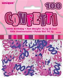 Glitz Pink 100 Confetti (14 grams)