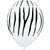 White Zebra Stripes Balloons (8 pack)