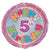 5th Birthday Prismatic Foil Balloon - 45cm