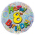8th Birthday Prismatic Foil Balloon - 45cm
