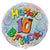 10th Birthday Prismatic Foil Balloon - 45cm