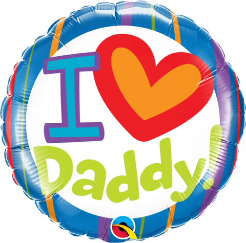 I Love You Daddy Foil Balloon - 46cm