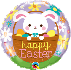 Happy Easter Bunny Foil Balloon - 46cm