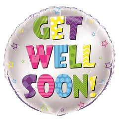 Bright Get Well Foil Balloon - 46cm