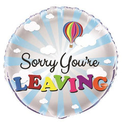 Sorry Your Leaving Foil Balloon - 46cm