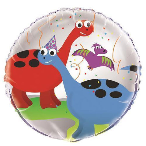 Dinosaur Party Foil Balloon - 46cm