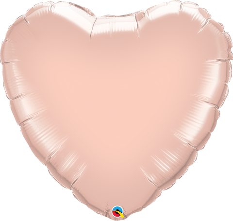 Rose Gold Heart Foil Balloon  - 46cm