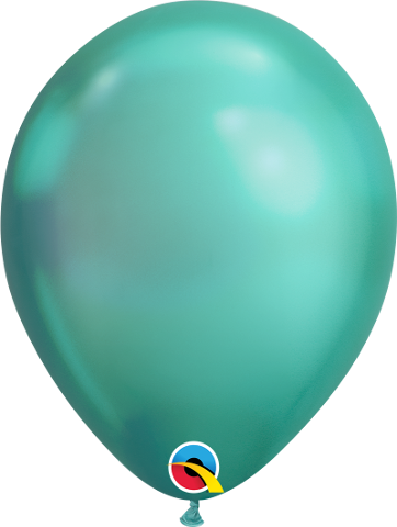 Chrome Latex Balloons 11"/28cm - Green