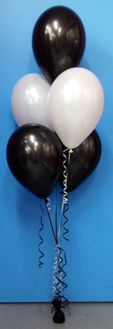 5 Metallic Balloon Arrangement - Stacked