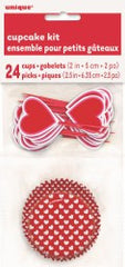 Heart Cupcake Kit (24 pack)