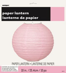 Round Paper Lantern - Light Pink