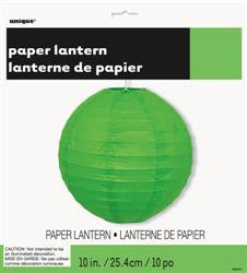 Round Paper Lantern - Lime Green