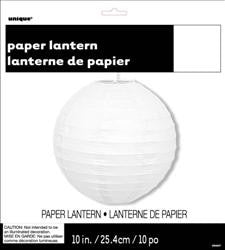 Round Paper Lantern - White