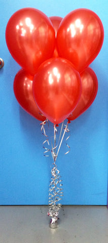 6 Metallic Balloon Arrangement - Stacked