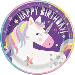 Unicorn Party Dinner Plates (8 pack)