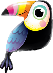 Colourful Toucan Jumbo Foil Balloon - 104cm