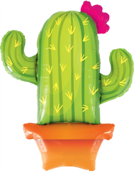 Potted Cactus Jumbo Foil Balloon - 99cm