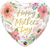 Mothers Day Pink Floral Foil Balloon - 46cm