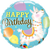 Happy Birthday LLama Foil Balloon - 46cm