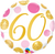 60 Pink & Gold Dots Foil Balloon - 46cm