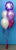8th Birthday & 4 Metallic Balloon Arrangement - Stacked