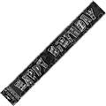 Glitz Black & Silver Happy Birthday Foil Banner (3.6m)