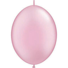 Quick Link Latex Balloons 6"/15cm - Pearl Pink