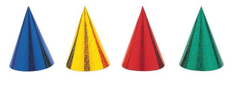 Prismatic Party Hats (8 pack)