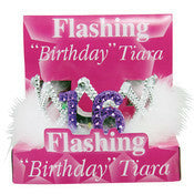 Flashing 16th Birthday Tiara