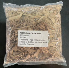 American Oak Chips 500g