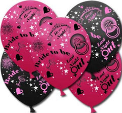 Helium Quality Printed Hens Night Balloons