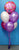 Birthday Girl Foil & 6 Metallic Balloon Arrangement - Stacked