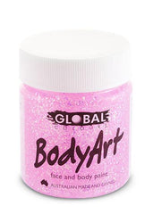 Body Art Face Paint - Pink Glitter - 45ml