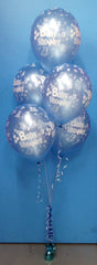 5 Printed Balloon Arrangment - Stacked