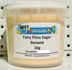 Fairy Floss Sugar - Banana 1kg