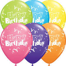 Birthday Streamers & Stars - (8 pack)