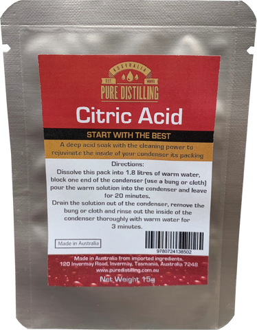 Pure Distilling Citric Acid - 15g