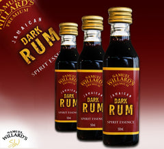Samuel Willard's Premium Jamaican Dark Rum Spirit Essence - 50ml