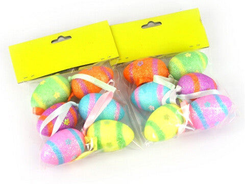 Striped Easter Eggs  - Small (6 pack)