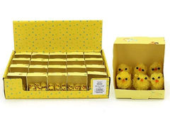 Yellow Chenille Chicks - 6 pack