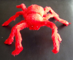 Furry Spider  (25 cm) - Red
