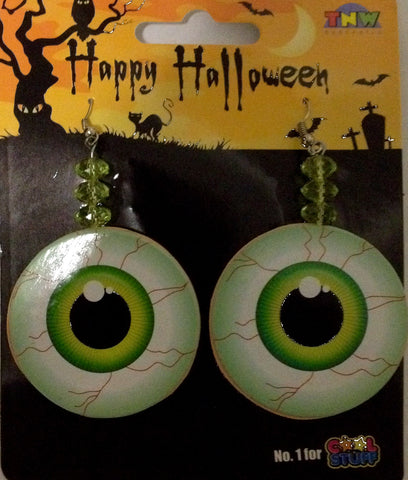 Eyeball Earings - Green