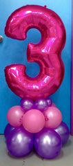 Balloon Tower - 3rd Birthday Jumbo Foil