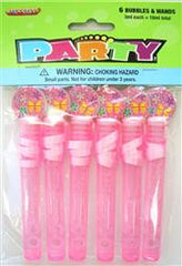 Bubbles & Wands 6 pack - Pink
