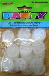 Balloon "O" Clips - 100 pack