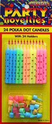 Polka Dot Candles (24 pack)