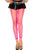 Spandex Fishnet Footless Leggings - Hot Pink