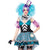 Mad Hatter - Checkered Dress (Hire Only)