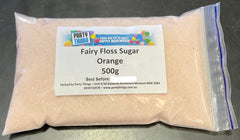 Fairy Floss Sugar - Orange 500g