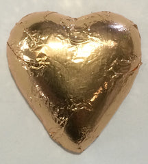 Milk Chocolate Hearts - Rose Gold - 500g (60)